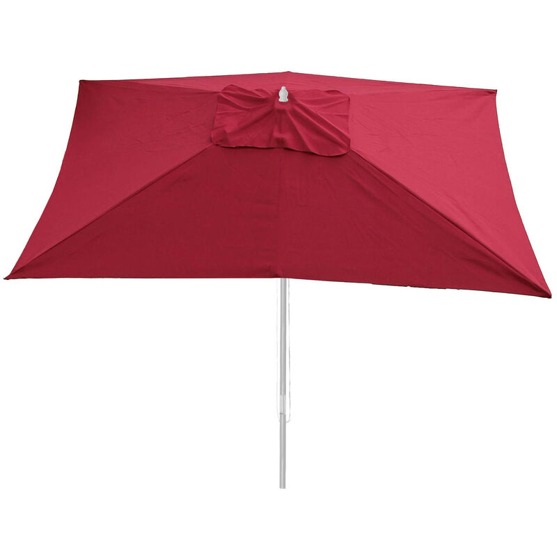 Toîle de remplacement pour Parasol Florida, 3x4m, polyester 6kg - rouge-bordeaux