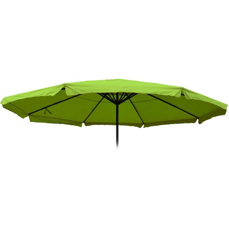 Toile de rechange pour parasol Meran Pro, parasol de marché gastronomique avec volant ø 5m, polyester, vert clair