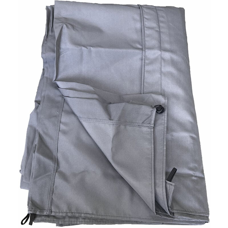 Happy Garden - Toile pour pergola autoportante 3 × 4m cassis grise