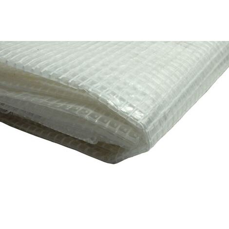 Bâche de tissus bâche 180g//m² blanc 8x12m Boots bâche protection bâche bâches de couverture