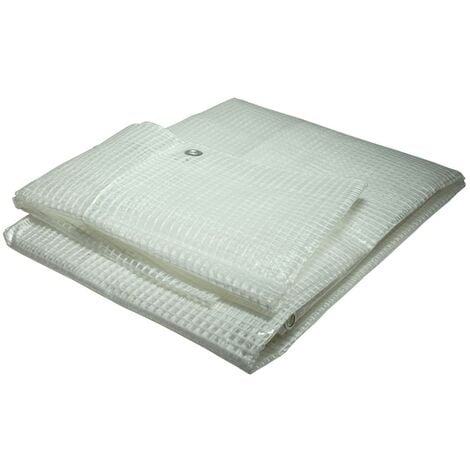 Toile pour pergola et tonnelle 4 x 3 m Transparente polyéthylène 170g/m² KZ GARDEN