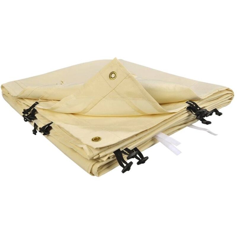Toile de rechange beige pour auvent 3 x 4m beige 400 - beige