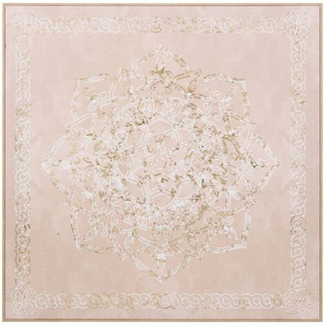Toile Rosita 70x70cm marron - Atmosphera créateur d'intérieur