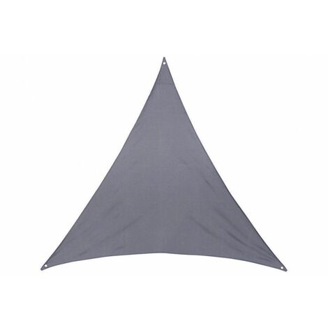 Toile solaire triangle Anori - 300 x 300 x 300 cm - Polyester - Gris - Livraison gratuite - Gris
