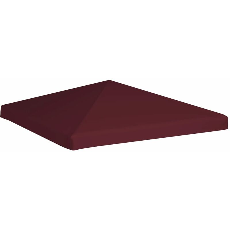Toile supérieure de gazebo, Toile de rechange pour tonnelle, 310 g/m² 3x3 m Bordeaux OIB9299E - Rouge