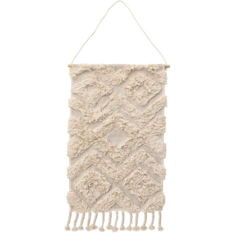 Toile Tapis à Suspendre "Hilda" 80cm Naturel