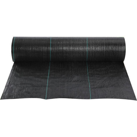 Toiles de Paillage 1m x 91m, Geotextile,de Paillage Bache Geotextile Toile Anti Mauvaises Herbes Tissu Perméable à l'eau, Résiste Rayons UV,Anti Repousse -Bâche Anti Mauvaise Herbe（2.4oz）