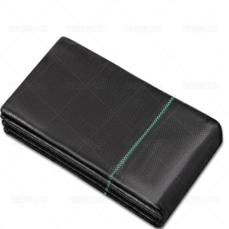 Toiles paillage geotextile - 1 pièce, 1m x 10m noire agricole anti mauvaises herbes anti racine - Perméable eau/air UV résistant