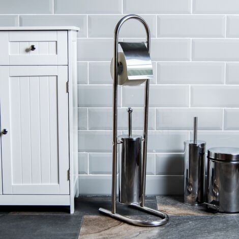 Toilet Brush And Paper Holder