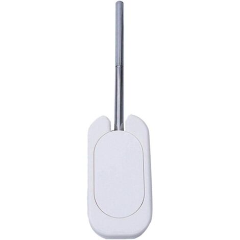 Toilet Brush Toilet Brush Toilet Brush Toilet Brush Silicone Antibacterial Toilet Brush Set Long Handle Toilet Brush with Hygienic Holder White
