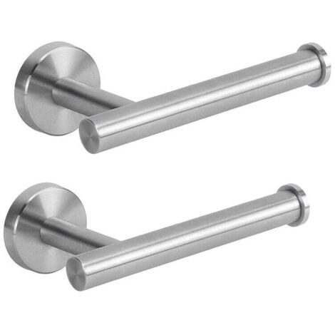 Toilet Paper Holder for Bathroom, 2 Pack, Rustproof Stainless Steel Wall Mounted Toilet Paper Holder for Bathroom, Kitchen, Powder Room MUMU