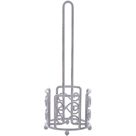 Toilet Paper Holder MANDI Metal Grey