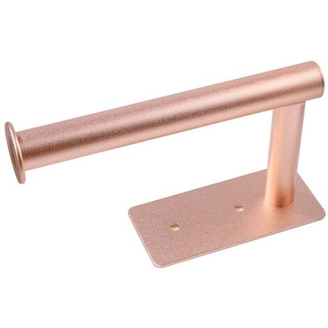 Toilet Paper Holder, Wall Mounted Toilet Paper Holder, Kitchen, Bathroom, Rose Gold