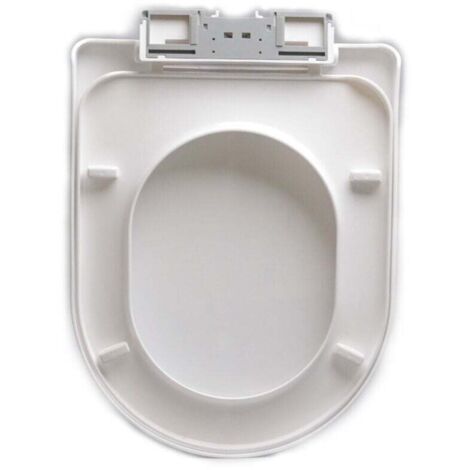 Toilet seat cover, white, bathroom and toilet lid cover, easy to clean, insert