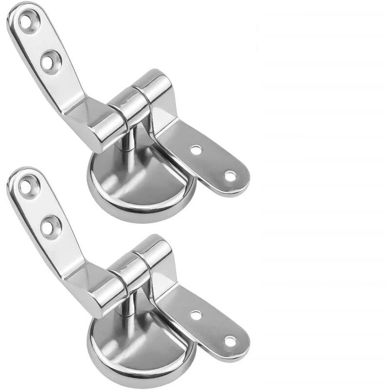 Toilet Seat Hinge Clips Set of 2 replacement toilet seat hinges with zinc alloy fasteners