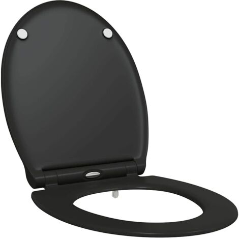 Toilette à relâchement rapide adaptée pour le siège Noir CFW37303