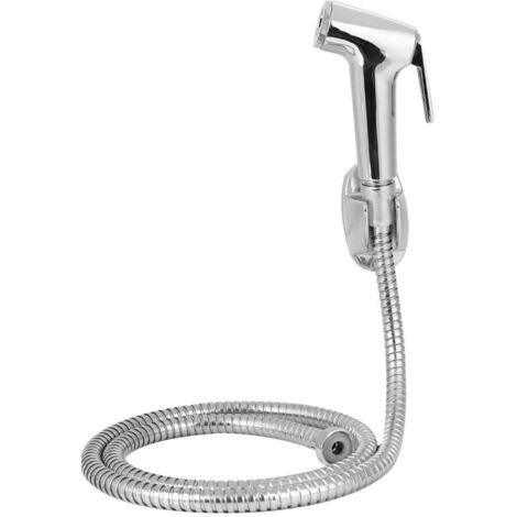 Toilette Bidet Pulvérisateur, 3 Pcs/Set Galvanoplastie Bidet Pulvérisateur Pulvérisateur Tête Support Kit Tuyau Salle De Bains De Nettoyage Accessoires