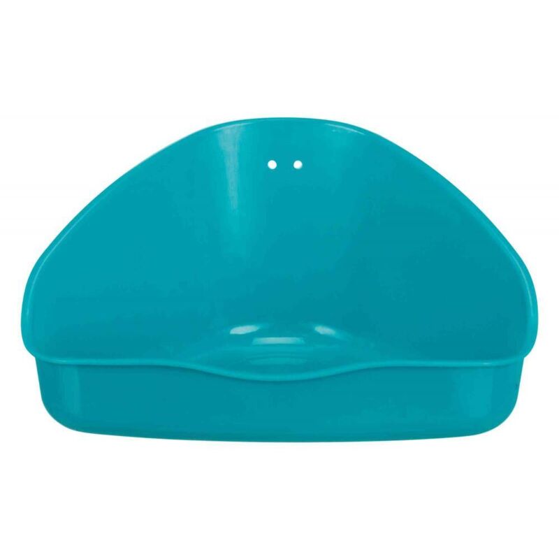Bac à litière d'angle 16 X 7 X 12 cm pour hamsters , souris couleur aléatoire