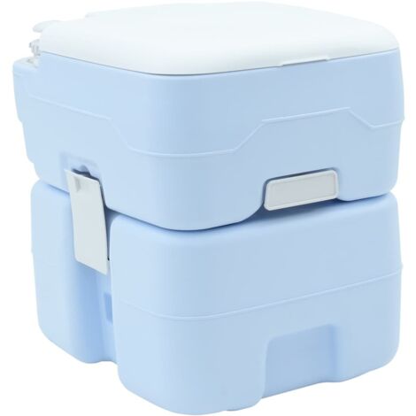 Toilette de Camping Bleu 41,5 x 36,5 x 42 cm