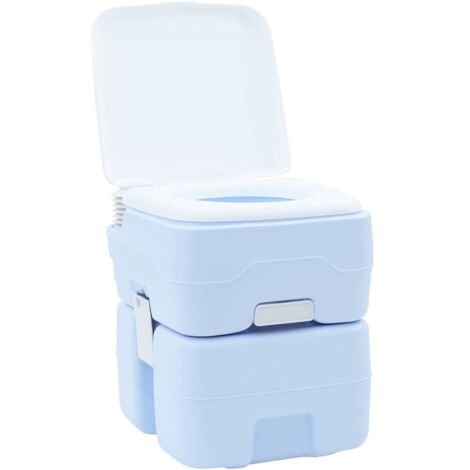 Toilette de camping portable Bleu 41,5 x 36,5 x 42 cm CFW915197