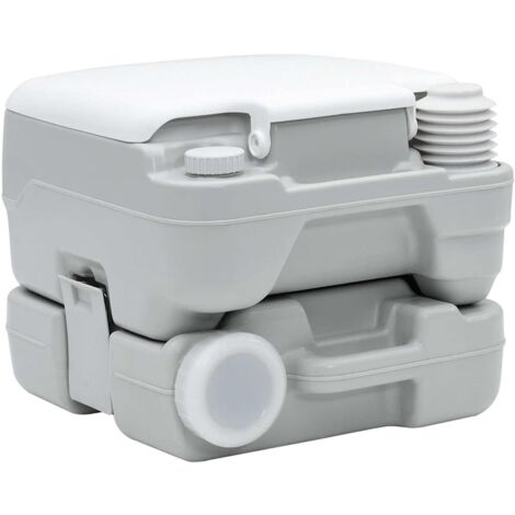 Toilette de camping portable Gris 41,5 x 36,5 x 30 cm CFW469330