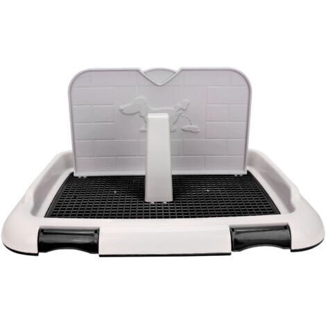 Toilette intérieure pour chien, entranement pour chiots, pot pour chat, clture, plateau d'urination programmé, noir