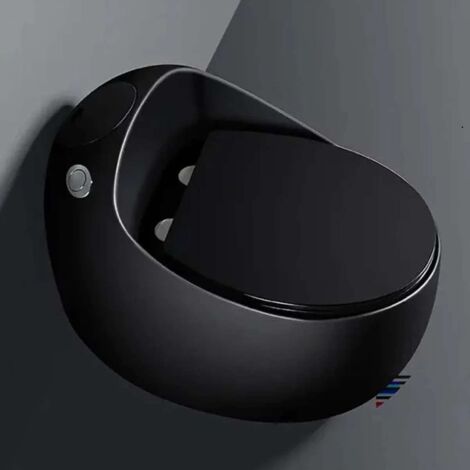 Toilette Monobloc sans bride, noir