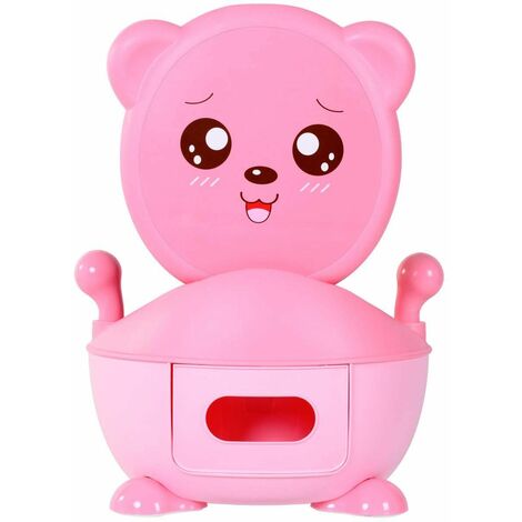 Copri Rubinetto Per Bambini.Toilette Per Bambini Apprendimento Vasino Per Toilette Cartone Animato E Plastica Ecologico Colore Scelta Rosa 0796914881735