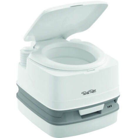 Toilette portable 12L 100% autonome – Pour camping-car, bateau et fourgon – Chasse d'eau à pompe à soufflet – Dimensions 33x38.3x42.7cm – Thetford