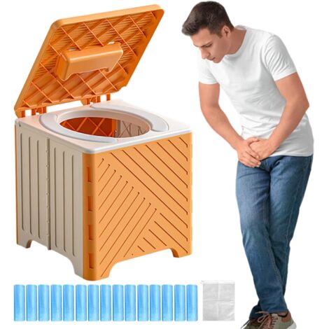 Toilette Portable pour Adultes Pot De Chambre Camping