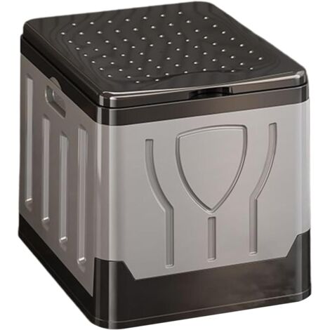 Toilette Portable Siège Ergonomique avec Couvercle,Grandes