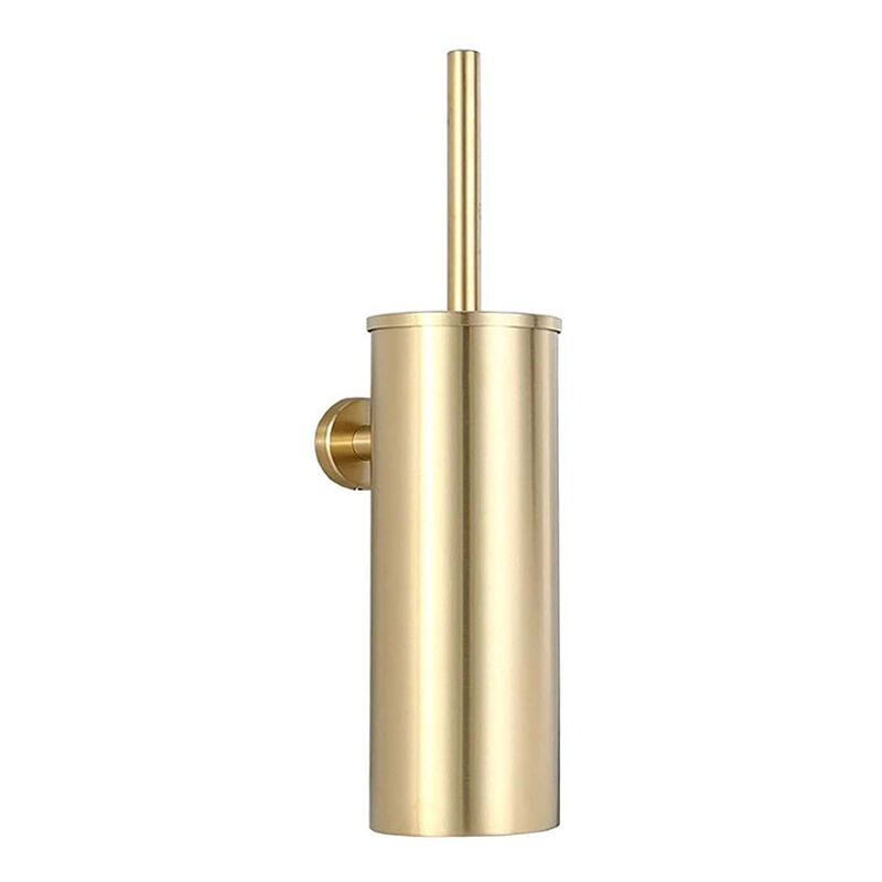 Toilette Porte-brosse Balai Toilette WC en Acier INOX 304 Mural Imperméable Facile à nettoyer pour WC Salle de Bains Toilettes avec Support Brosse