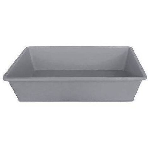 Toilette x gatti aperta stefanplast pp grigio cm 50x35 h.cm 12 conf. da 10pz