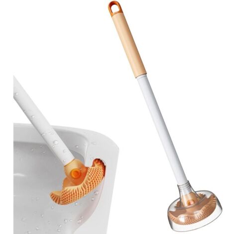 Toilettenbürste mit langem Griff für gründliche Reinigung – Kreative Toilettenbürste in Form einer Bürste