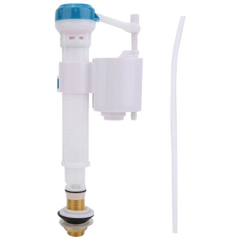 Toilettenfüllventil, Zweimengenspülung, Siphon, Kunststoff, Kupfer, Wassertankknopf, Ersatzteil (4-Punkt-Kupferrohr-Einlassventil)