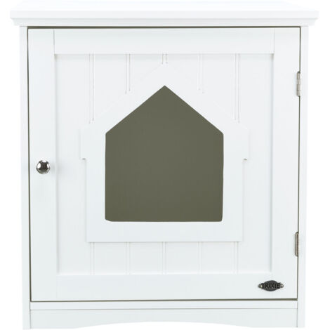 Toilettenhaus - TRIXIE - 49 x 51 x 51 cm - Weiß
