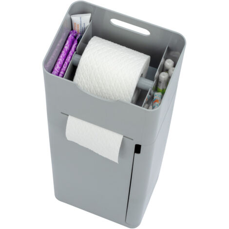 Toilettenpapier- und Toilettenbürstenhalter IMON, 6in1, WENKO