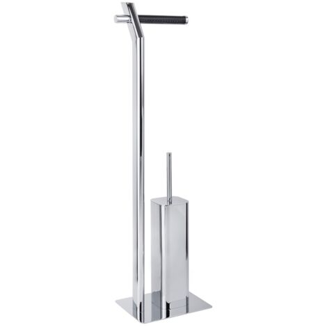 Toilettenpapier- und Toilettenbürstenständer Q-BATH PREMIUM DECOR 1562 Leder
