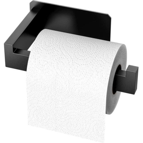 Toilettenpapierhalter, 14 cm selbstklebender Toilettenpapierhalter, Toilettenpapierhalter aus Edelstahl, Rollenhalter