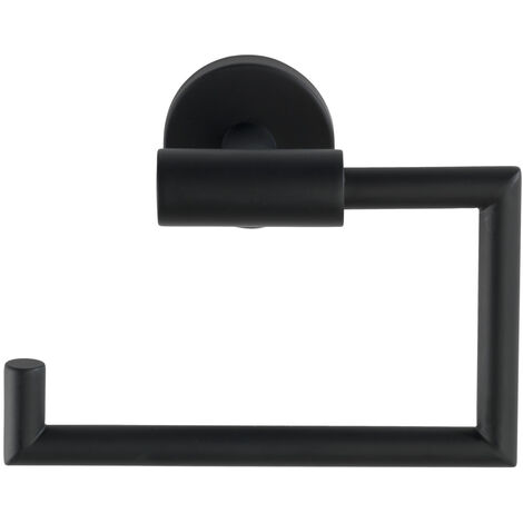 Toilettenpapierhalter BOSIO, schwarz, WENKO