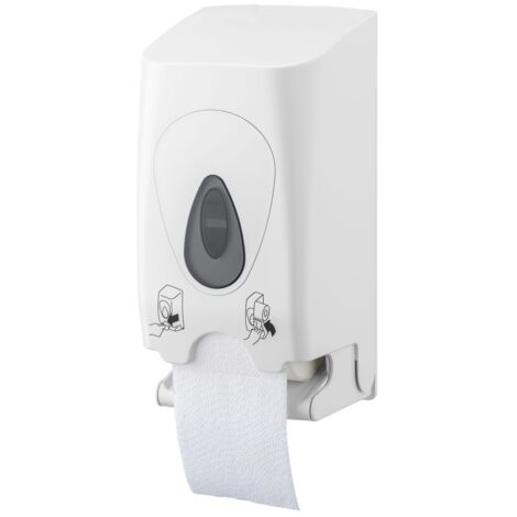Toilettenpapierhalter, Klopapierhalter, Toilettenpapierspender - PQDuo, für 2 Rollen, Kunststoff