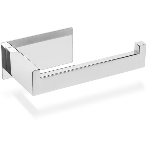 Toilettenpapierhalter ohne Bohren selbstklebend Edelstahl 304 in Chrom