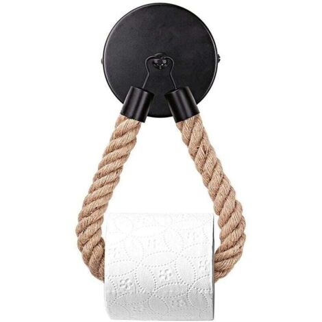 Toilettenpapierhalter, Toilettenpapierrollenhalter mit Telefonablage, Edelstahl 304, Wandhalterung ohne Bohren für Badezimmer (Leinen)