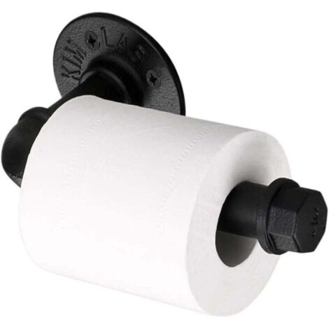 Toilettenpapierhalter zur Wandmontage – Retro-Industriestil – kann horizontal oder vertikal aufgehängt werden