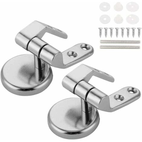 Toilettensitzscharnier, Ersatzbefestigungen, Toilettensitzscharnier aus Zinklegierung, Toilettensitzscharnier für Toilettensitze aus Holzharz und MDF