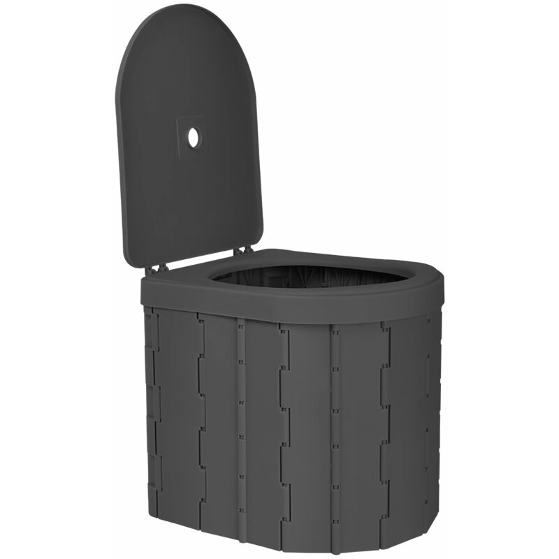 Yongqing – Toilettes de camping portables pliables avec couvercle – Matériau plastique ABS – Anti-odeur – Capacité de charge élevée – Idéal pour
