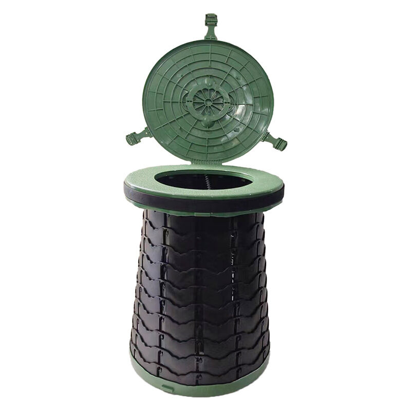 Toilettes portables de camping toilettes mobiles pliables en plein air, toilettes de camping compactes applicables pour le camping