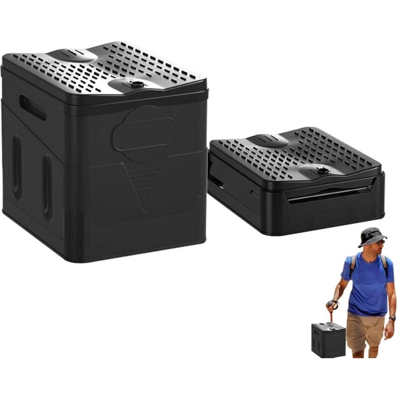 Toilettes Portables pour Le Camping - Petit Pot Portable en PP pour Adultes,Cuvette de Toilette Solide et Robuste, Organisateur de Voiture pour siège