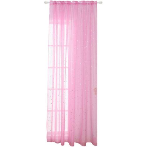 toils Argents Transparents Voilages pour Fentre Chambre