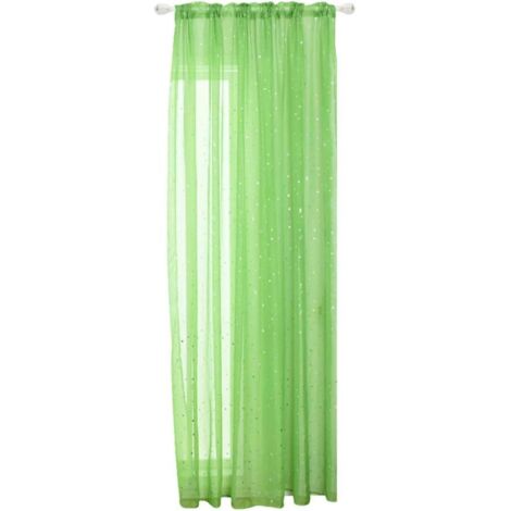 toils Transparents Voile Motifs Argentes Romantiques pour